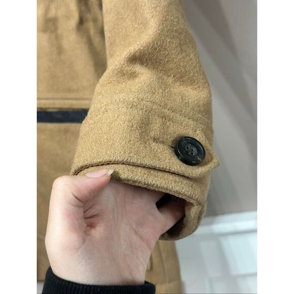 Abercrombie & Fitch Faux Fur Hooded Parka Jacket Coat Women's Small - Picture 3 of 14